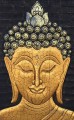 Buddha head sculpture style Buddhism
